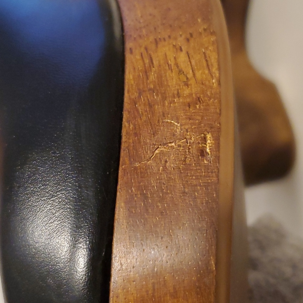 Able Whiley Leather Clog In Black Size 10.5M - Picture 13 of 14